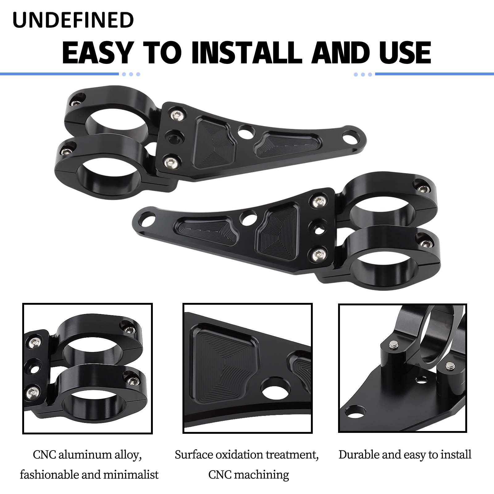 Rebell Esports & Gaming Forum Wordpress Theme - Motocicleta Headlight Mount Bracket, braçadeira cabeça,