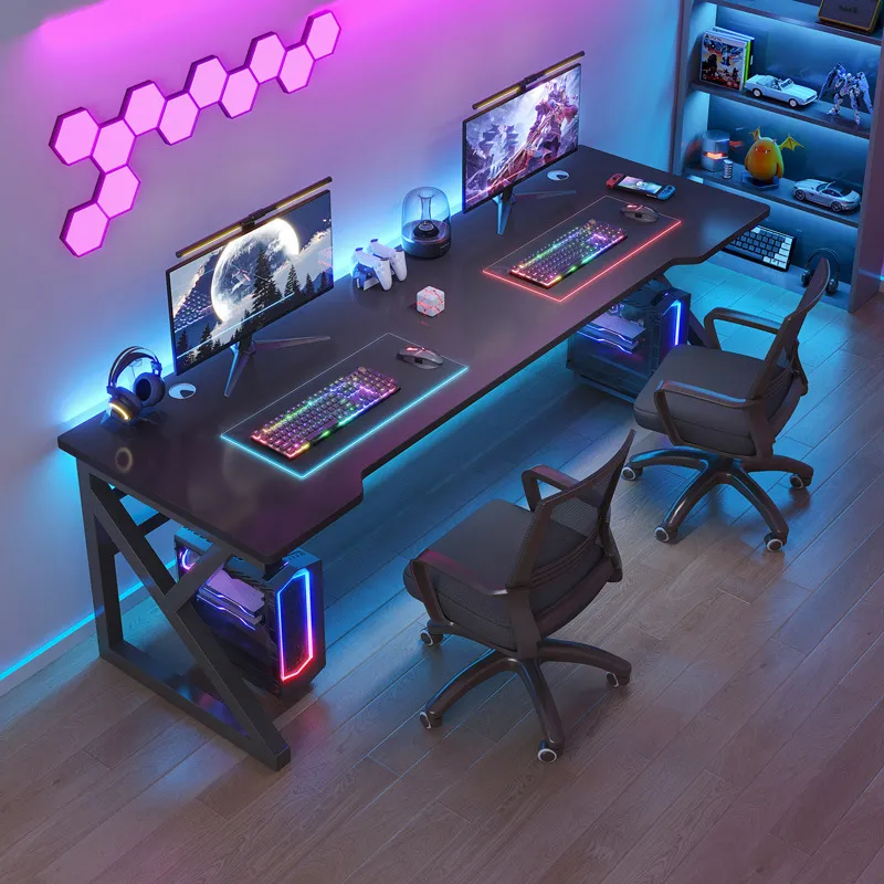 Esports Gaming Chair - Mesa de Computador Dupla Moderna Simples