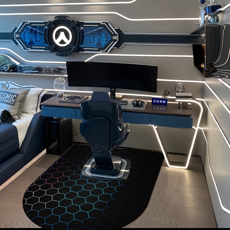 Esports Gaming Chair - Tapete Antiderrapante e Acústico para E-Sports,