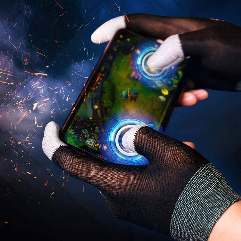 2 luvas de jogo móvel dos pces - Esports Gaming Gloves avaliação e preço