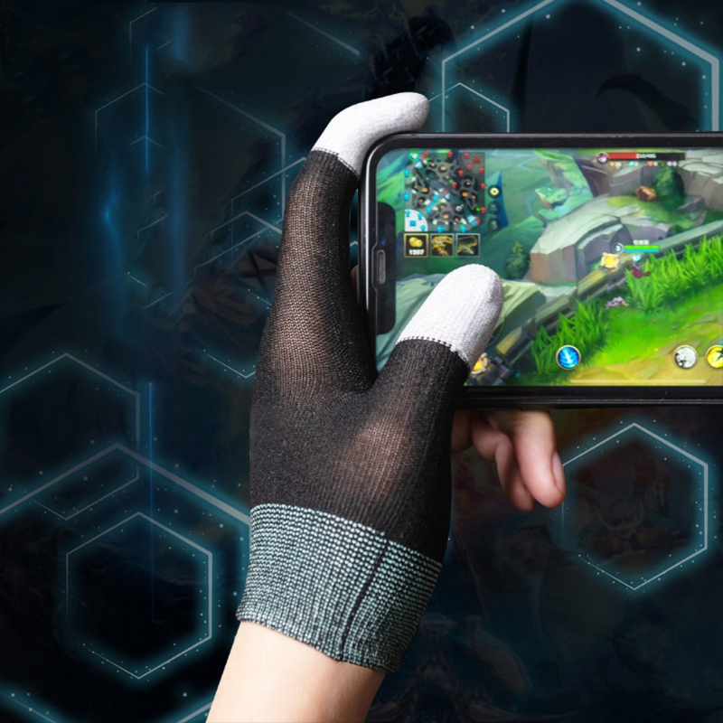 2 luvas de jogo móvel dos pces - Esports Gaming Gloves avaliação e preço