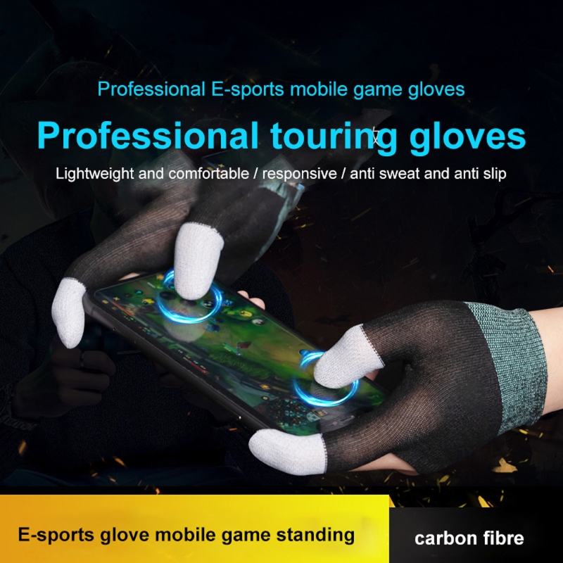 2 luvas de jogo móvel dos pces - Esports Gaming Gloves avaliação e preço