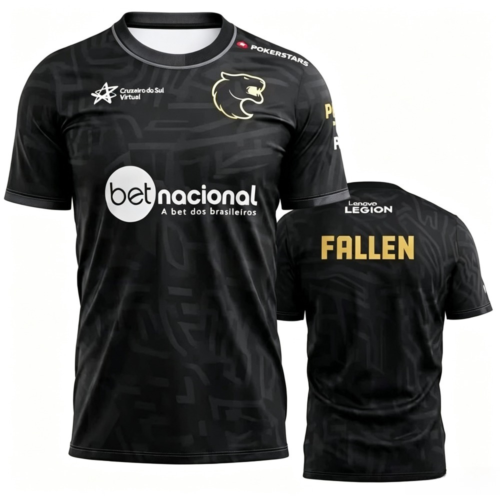 Camiseta FURIA Esports CSGO Pr - Esports Gaming Jersey avaliação e preço