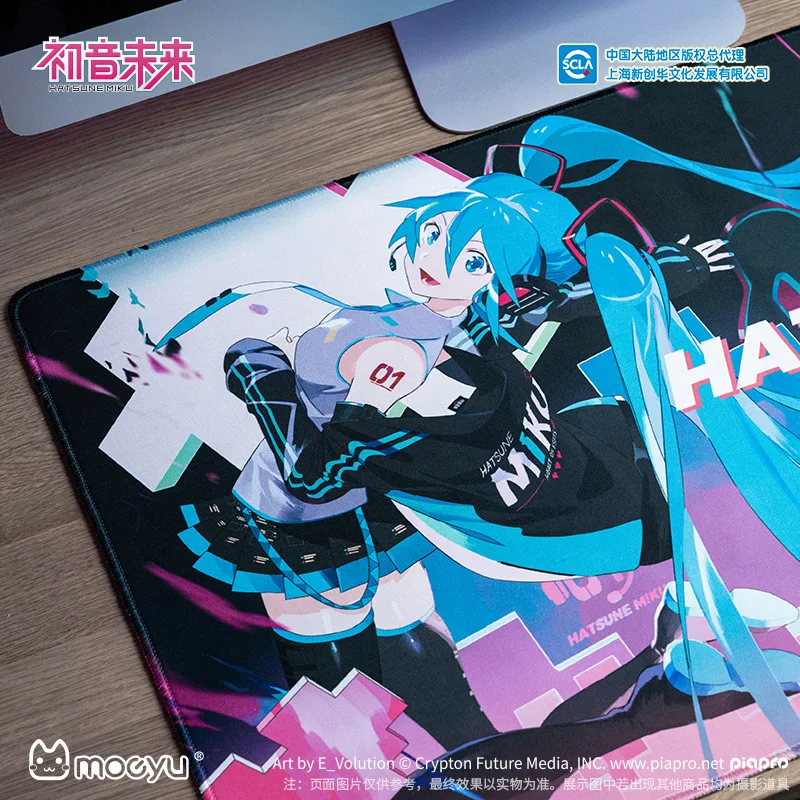 70x40cm anime hatsune miku cor - Esports Gaming Free Fire avaliação e preço