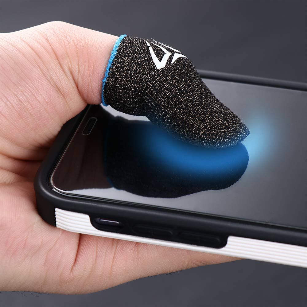1 par gaming fingertip luvas s - Esports Gaming Gloves avaliação e preço